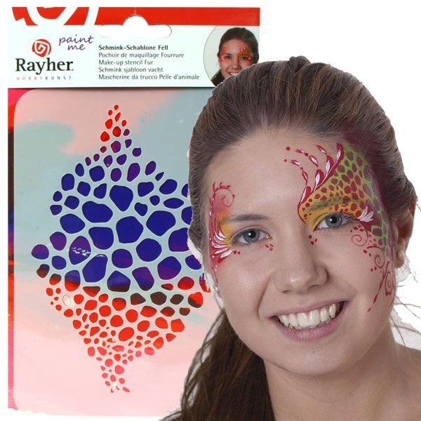 Paint Me - Schablone Fell, Profischminken leicht gemacht, immer wiederverwendbar Paint Me - Schablone Fell, Profischminken leicht gemacht, immer wiederverwendbar von Rayher Hobby GmbH