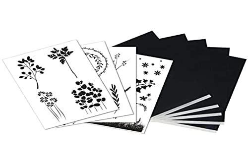 Rayher 67290000 5x DIN A4 Transferpapier mit Vorlagen Pflanzen, zum Übertragen von Motiven Rayher 67290000 5x DIN A4 Transferpapier mit Vorlagen Pflanzen, zum Übertragen von Motiven von Rayher
