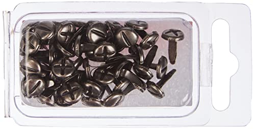Rayher Brads "Schraube", 8 mm ø, Farbe antiksilber, Blisterbox 50 Stück, Mini-Brads für Scrapbooking und zum Basteln, Musterklammern, Spreizklammern, 7835942 Rayher Brads "Schraube", 8 mm ø, Farbe antiksilber, Blisterbox 50 Stück, Mini-Brads für Scrapbooking und zum Basteln, Musterklammern, Spreizklammern, 7835942 von Rayher