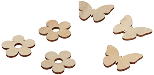 12 Kork Steueteile "Blumen & Schmetterlinge" 3,5-4cm natürliches Mater 12 Kork Steueteile "Blumen & Schmetterlinge" 3,5-4cm natürliches Mater von Rayher