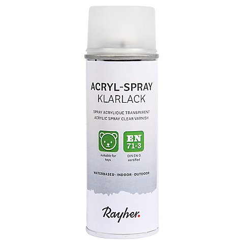 Acryl-Spray Klarlack, matt, wasserbasierend, 200 ml von Rayher