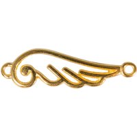 Charms-Verbinder "Offener Flügel" - Gold Charms-Verbinder "Offener Flügel" - Gold von Gold