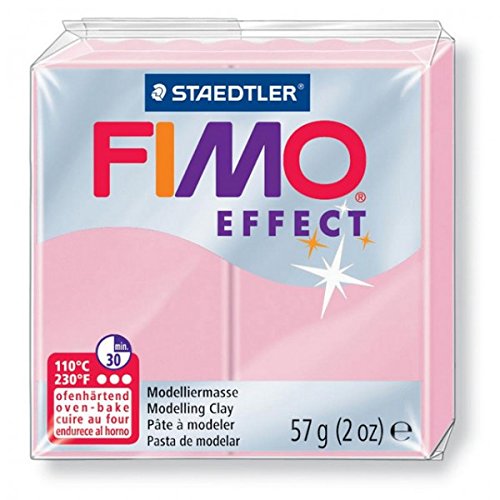 FIMO EFFECT Modelliermasse, ofenhärtend, pastellrosé, 57 g von Rayher