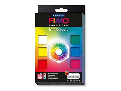 Fimo Professional True Colours Set Von Sechs 85 g Polymer Clay Blocks von Staedtler