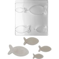 Gießform "Fische", 4 Größen Gießform "Fische", 4 Größen von Durchsichtig