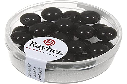 Glaswachsperlen Ã˜ 8 mm schwarz von Pracht