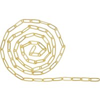 Gliederkette Paperclip geprägt - Gold von Rayher
