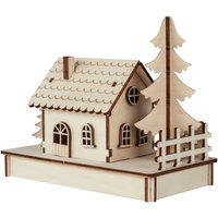 Holzbausatz "Lichterhaus" von Beige