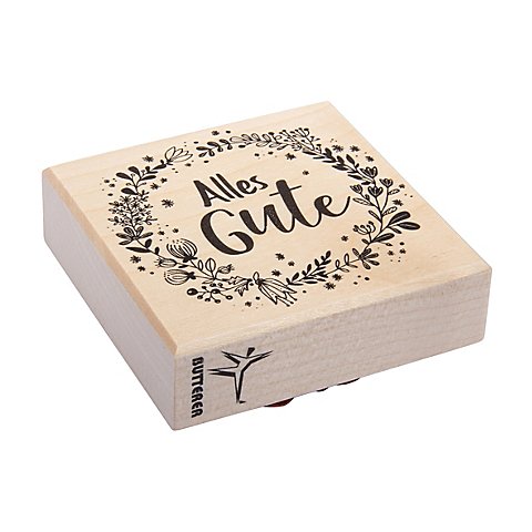 Holzstempel "Alles Gute", 6,3 x 6,3 cm Holzstempel "Alles Gute", 6,3 x 6,3 cm von Rayher