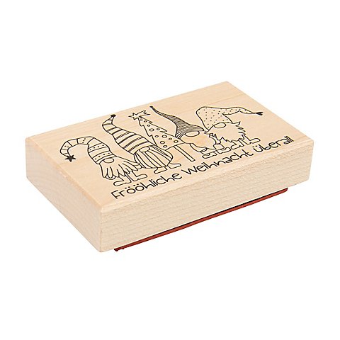 Holzstempel "Es wichtelt", 5,7 x 9 cm Holzstempel "Es wichtelt", 5,7 x 9 cm von Rayher