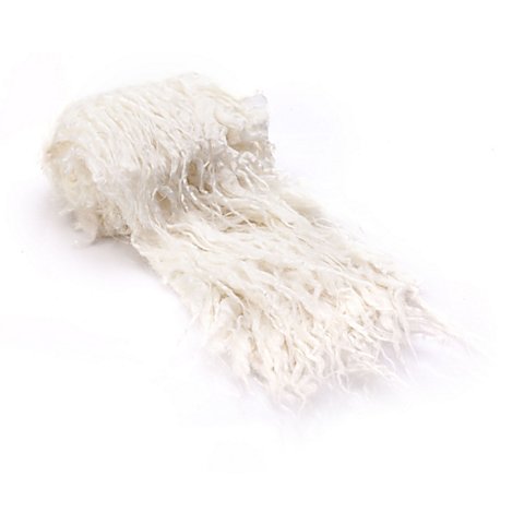 Langhaarplüsch, weiß, 60 x 10 cm Langhaarplüsch, weiß, 60 x 10 cm von Rayher