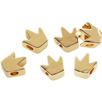 Metall Perlen Krone - Gold von Rayher