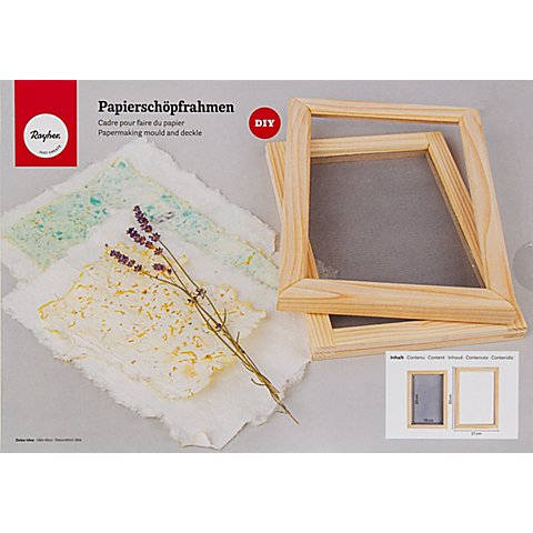 Papierschöpfrahmen, 2-teilig, 30 x 21 cm Papierschöpfrahmen, 2-teilig, 30 x 21 cm von Rayher