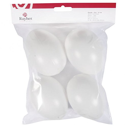 Plastik-Eier, 10 cm, SB-Btl. 4 Stück Plastik-Eier, 10 cm, SB-Btl. 4 Stück von Rayher