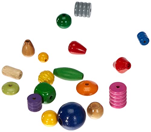Rayher Holzperlen, poliert, Größen, Formen und Farben gemischt, 4 – 25 mm ø, Beutel 250 g, Schmuckperlen, Bastelperlen, speichelecht, schweißfest, 1209800 Rayher Holzperlen, poliert, Größen, Formen und Farben gemischt, 4 – 25 mm ø, Beutel 250 g, Schmuckperlen, Bastelperlen, speichelecht, schweißfest, 1209800 von Rayher