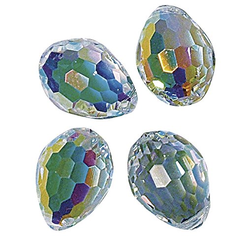 RAYHER 14274120 Swarovski Kristall-Perltropfen, 10 x 7 mm, Dose 2 Stück, mondstein RAYHER 14274120 Swarovski Kristall-Perltropfen, 10 x 7 mm, Dose 2 Stück, mondstein von Rayher