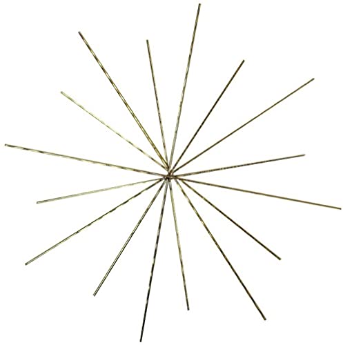 Rayher Drahtsterne für Perlen, aus Messing, 16 Strahlen, 8 + 10 cm lang, Btl. 3 Stück, Drahtsterne basteln, Drahtstern-Rohlinge für Perlen, 2525200 Rayher Drahtsterne für Perlen, aus Messing, 16 Strahlen, 8 + 10 cm lang, Btl. 3 Stück, Drahtsterne basteln, Drahtstern-Rohlinge für Perlen, 2525200 von Rayher