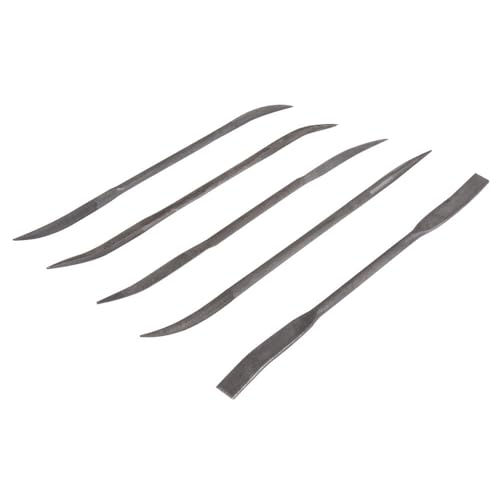 Rayher Hobby Rayher Feilen-Set, 5teilig, 18 cm, Feilen mit unterschiedlich geformten Enden für 10 verschiedene Möglichkeiten zum Bearbeiten von Speckstein und Holz, 2723600, Grau Rayher Hobby Rayher Feilen-Set, 5teilig, 18 cm, Feilen mit unterschiedlich geformten Enden für 10 verschiedene Möglichkeiten zum Bearbeiten von Speckstein und Holz, 2723600, Grau von Rayher
