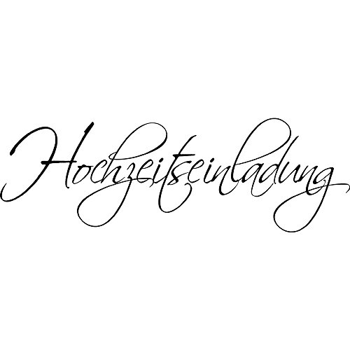 RAYHER 28339000, H.- Stempel Hochzeitseinladung, 4 x 10 cm, Artikel 10181 RAYHER 28339000, H.- Stempel Hochzeitseinladung, 4 x 10 cm, Artikel 10181 von Rayher