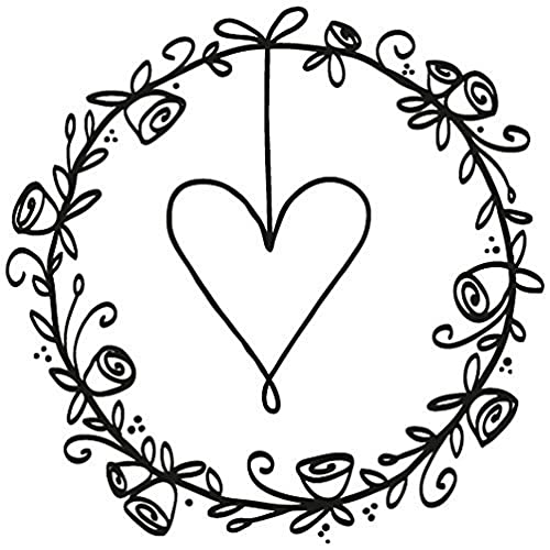 RAYHER 29175000 Stempel Hochzeitskranz, 5 x 5 cm, Braun RAYHER 29175000 Stempel Hochzeitskranz, 5 x 5 cm, Braun von Rayher