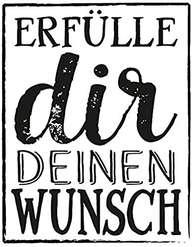 RAYHER 29185000 Stempel Erfülle dir deinen Wunsch, 4 x 5 cm RAYHER 29185000 Stempel Erfülle dir deinen Wunsch, 4 x 5 cm von Rayher