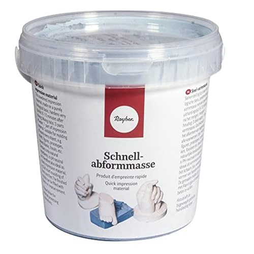 Rayher Schnellabformmasse, Abformpulver, Dose 500 g, auf rein biologischer Basis, 100% natürliche Bestandteile, 3413100 von Rayher