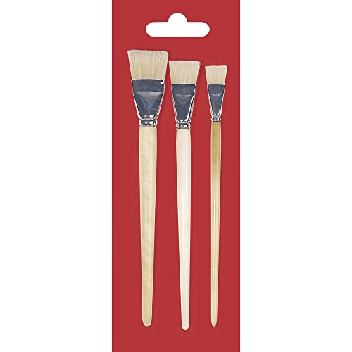 RAYHER 3731400 Borstenpinsel-Set, 3 Größen auf Karte RAYHER 3731400 Borstenpinsel-Set, 3 Größen auf Karte von Rayher