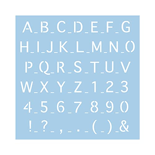 RAYHER 3836300, Schablone, 30 x 30 cm, SB-Btl. 1 Stück, Schrift 2 RAYHER 3836300, Schablone, 30 x 30 cm, SB-Btl. 1 Stück, Schrift 2 von Rayher