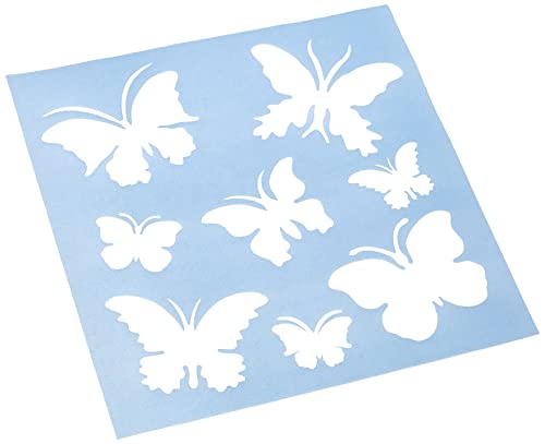 RAYHER 3847500 Schablone „Schmetterlinge“ 30x30cm, 8 Motive ca. 5,5-12cm, Malschablone, Wandschablone, Kunststoff, biegsam, formstabil, transparent RAYHER 3847500 Schablone „Schmetterlinge“ 30x30cm, 8 Motive ca. 5,5-12cm, Malschablone, Wandschablone, Kunststoff, biegsam, formstabil, transparent von Rayher