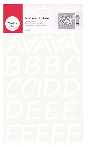 RAYHER 38923000 Klebebuchstaben Schreibschrift, 5 cm, DIN A4, selbstklebend, SB-Beutel 4Blatt RAYHER 38923000 Klebebuchstaben Schreibschrift, 5 cm, DIN A4, selbstklebend, SB-Beutel 4Blatt von Rayher