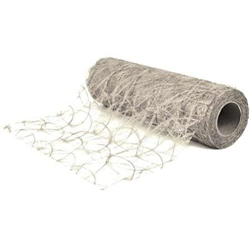 Rayher Faserseide „modern“, silber, Rolle 5 m, Breite 30 cm, Deko-Vlies, Tischband, Tischläufer, für perfekte Tischdekorationen, 5521822 Rayher Faserseide „modern“, silber, Rolle 5 m, Breite 30 cm, Deko-Vlies, Tischband, Tischläufer, für perfekte Tischdekorationen, 5521822 von Rayher