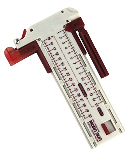 Rayher Kreisschneider, 5 Ersatzklingen + 3 Bleiminen, zum Ausschneiden und Zeichnen von Kreisen mit 1,2 – 30 cm ø, Zirkelschneider, Kreiszeichner für Papier, Karton, Fotos, Moosgummi, 8924400 von Rayher