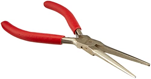 Rayher Flachspitzzange für Schmuck, Flachzange, 15 cm, rutschfeste Griffe, Qualitätswerkzeug CRV Stahl, 8934400 Rayher Flachspitzzange für Schmuck, Flachzange, 15 cm, rutschfeste Griffe, Qualitätswerkzeug CRV Stahl, 8934400 von Rayher