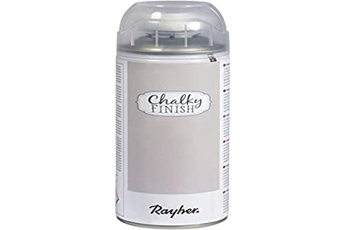 RAYHER Chalky Finish Spray 400ml, Kreidefarbe für eine Fläche von circa 1,5 – 2m², Helltopaz von Rayher