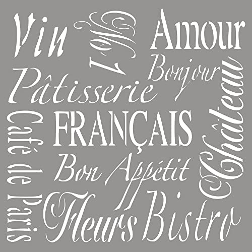 RAYHER HOBBY 38906000 Schablone French Living, 30,5 x 30,5 cm, Polyester, SB-Btl 1 Stück RAYHER HOBBY 38906000 Schablone French Living, 30,5 x 30,5 cm, Polyester, SB-Btl 1 Stück von Rayher