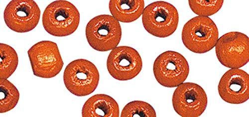 RAYHER HOBBY Holzperlen 6 mm 6 mm 34 orange 115 St von Rayher