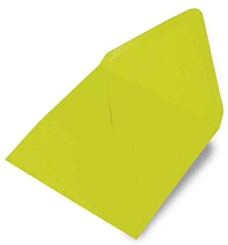 RAYHER - Kuvert quadratisch, 140x140 mm, 90g, Beutel 5 Stück, lindgrün von Rayher