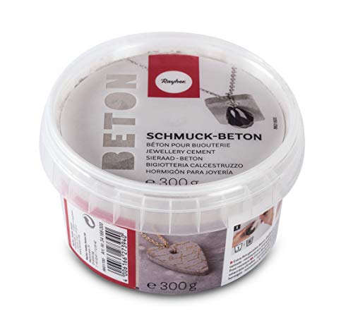 RAYHER Schmuck-Beton, zum Gießen von Schmuckanhängern, Eimer 300g, Hellgrau RAYHER Schmuck-Beton, zum Gießen von Schmuckanhängern, Eimer 300g, Hellgrau von Rayher