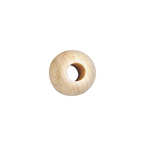 Rayher 1202031 Holzperlen, poliert, 25 mm ø, 10 mm Loch, SB-Btl. 5 Stü Rayher 1202031 Holzperlen, poliert, 25 mm ø, 10 mm Loch, SB-Btl. 5 Stü von Rayher
