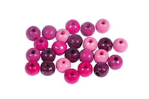 Rayher 12204304 Holz Perlen Mischung, FSC zertifiziert, poliert, 6 mm ø, Beeren-Töne, 116 Stück, Buchenholz, schweiß- und speichelecht, Schmuckperlen Rayher 12204304 Holz Perlen Mischung, FSC zertifiziert, poliert, 6 mm ø, Beeren-Töne, 116 Stück, Buchenholz, schweiß- und speichelecht, Schmuckperlen von Rayher