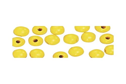 Rayher 1250320 Holz Perlen FSC 100 %, poliert, 10 mm ø, SB-Btl 52 Stück, gelb Rayher 1250320 Holz Perlen FSC 100 %, poliert, 10 mm ø, SB-Btl 52 Stück, gelb von Rayher