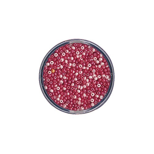 Rayher 1406900 Rocailles, perlmutt, 2,6 mm ø, Dose 17 g, Rosé-Töne Rayher 1406900 Rocailles, perlmutt, 2,6 mm ø, Dose 17 g, Rosé-Töne von Rayher