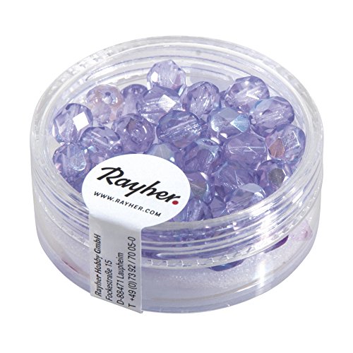 Rayher 14201308 Glas Schliffperle, 6mm ø Rayher 14201308 Glas Schliffperle, 6mm ø von Rayher