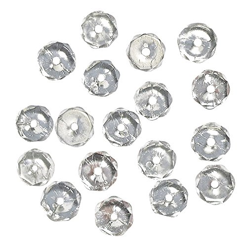 Rayher 14204801 Glas Schliffperle Radl, 6x3mm, irisierend, Dose 40Stück Rayher 14204801 Glas Schliffperle Radl, 6x3mm, irisierend, Dose 40Stück von Rayher