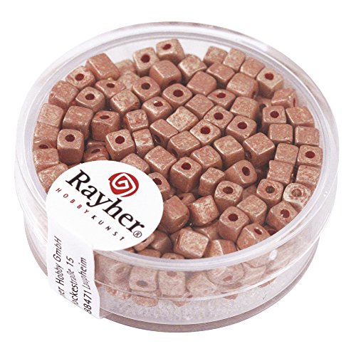Rayher 14308254 Metallic-Würfel, matt, 3,4 mm, Dose 15g, zartrosa Rayher 14308254 Metallic-Würfel, matt, 3,4 mm, Dose 15g, zartrosa von Rayher