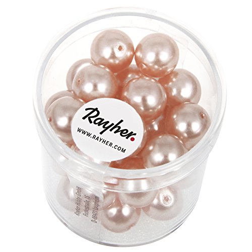 Rayher 14403271 Renaissance Glaswachsperlen, 10 mm ø, Dose 35 Stück, m Rayher 14403271 Renaissance Glaswachsperlen, 10 mm ø, Dose 35 Stück, m von Rayher