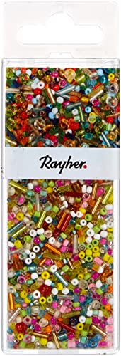 RAYHER HOBBY Rayher 14467000 Glasperlen bunt, SB-Box 100g von Rayher