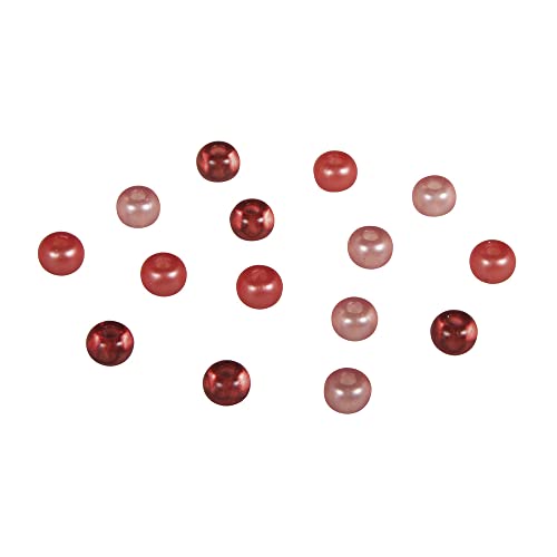 Rayher 14799212 Rocailles-Mix mit Großloch, 5,5mm ø, rot-Töne Rayher 14799212 Rocailles-Mix mit Großloch, 5,5mm ø, rot-Töne von Rayher