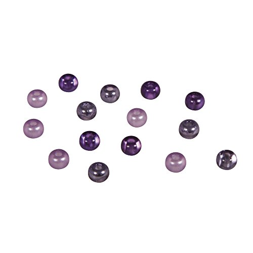 Rayher 14799314 Rocailles-Mix mit Großloch, 5,5mm ø, lila-Töne Rayher 14799314 Rocailles-Mix mit Großloch, 5,5mm ø, lila-Töne von Rayher