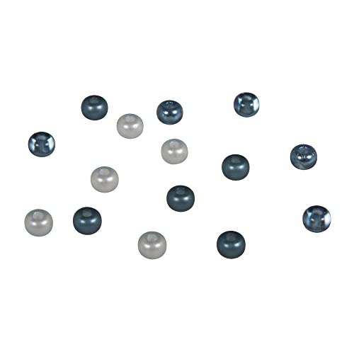 Rayher 14799404 Rocailles-Mix mit Großloch, 5,5mm ø, türkis-Töne Rayher 14799404 Rocailles-Mix mit Großloch, 5,5mm ø, türkis-Töne von Rayher